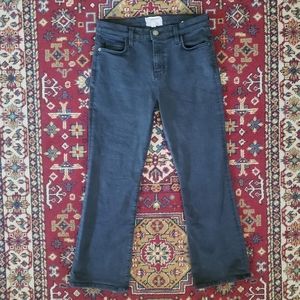 ❤ CURRENT/ELLIOT | The Kick Jean - Cropped Flare Mid-Rise Relaxed